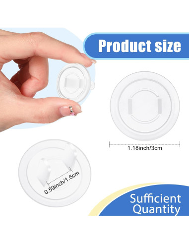 Cubiertas de Enchufes Thyle 120 Pcs Seguridad Infantil PVC