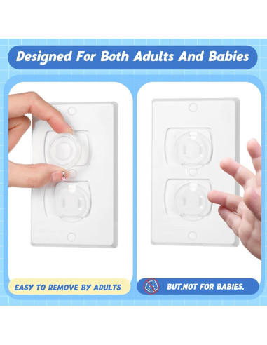 Cubiertas de Enchufes Thyle 120 Pcs Seguridad Infantil PVC