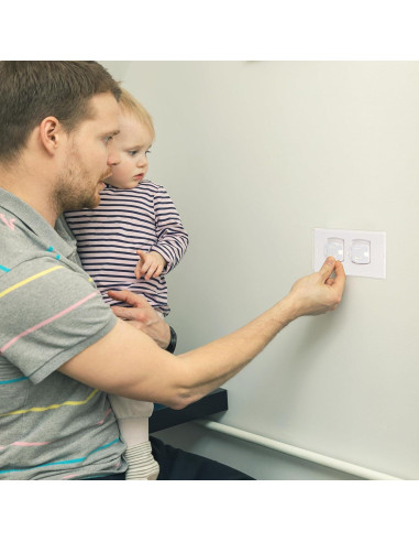 Cubiertas de Enchufes Thyle 120 Pcs Seguridad Infantil PVC