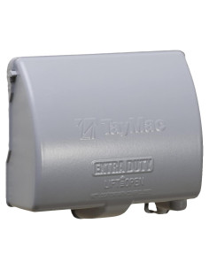 Cubierta de Salida Eléctrica TayMac MX4380S Gris 1-Gang Extra Duty