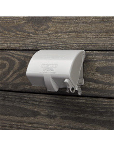 Cubierta de Salida Eléctrica TayMac MX4380S Gris 1-Gang Extra Duty 2