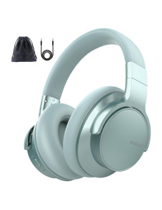 Auriculares Inalámbricos AUSDOM E7 Verde Menta ANC 50h
