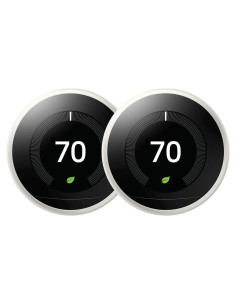 Termostato Inteligente Google Nest Aprendizaje Blanco 2 Unidades