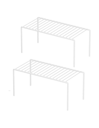 Estante de Almacenamiento Redrubbit 2 Piezas 26.9x13x12.9cm Blanco