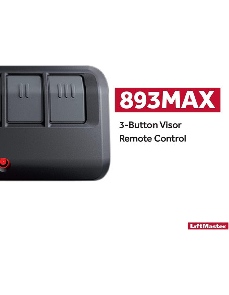 Transmisor remoto LiftMaster 893MAX con batería CR2