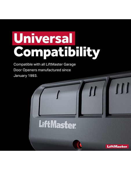Transmisor remoto LiftMaster 893MAX con batería CR2