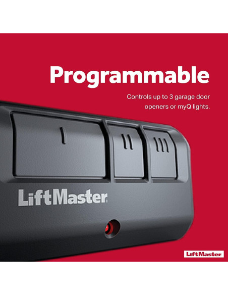 Transmisor remoto LiftMaster 893MAX con batería CR2