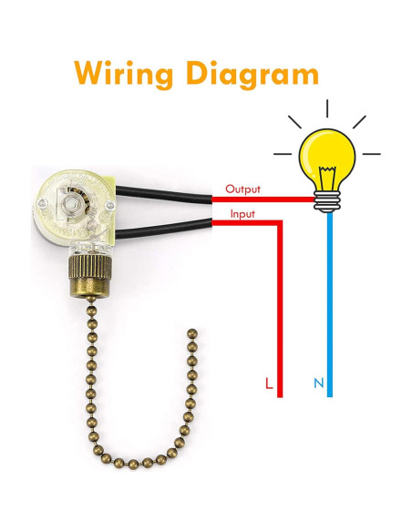 Interruptor de Luz de Ventilador de Techo VIPMOON ZE-109 - 3 Piezas Interruptor de Luz de Ventilador de Techo VIPMOON ZE-109 - 3 Piezas