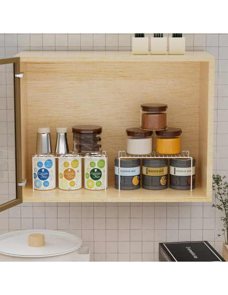 Estante de Almacenamiento Redrubbit 2 Piezas 26.9x13x12.9cm Blanco Estante de Almacenamiento Redrubbit 2 Piezas 26.9x13x12.9cm Blanco