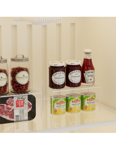 Estante de Almacenamiento Redrubbit 2 Piezas 26.9x13x12.9cm Blanco