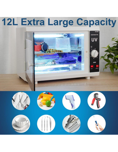 Armario de Limpieza UVC Doble 12L SHENZHEN con Temporizador