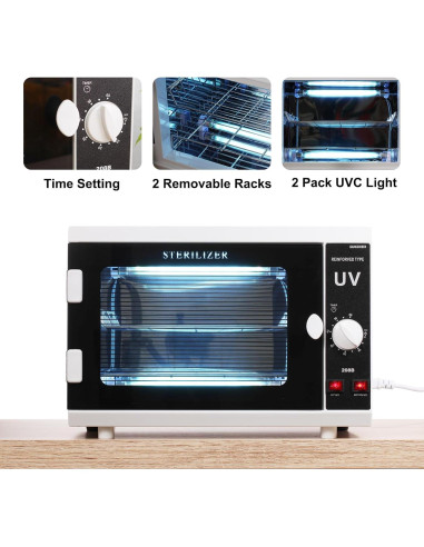 Armario de Limpieza UVC Doble 12L SHENZHEN con Temporizador