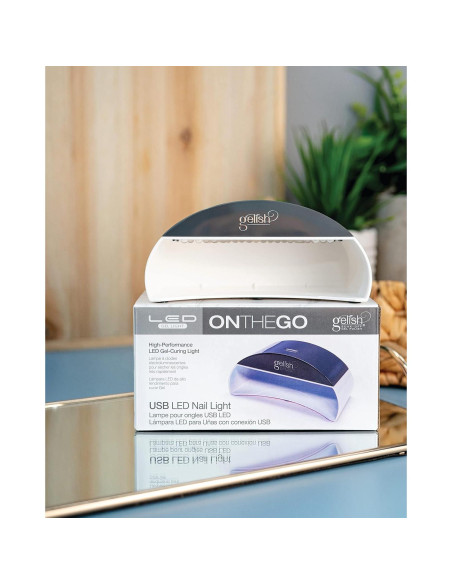 Lámpara LED Portátil Gelish Mini para Uñas de Gel - Curado 45s