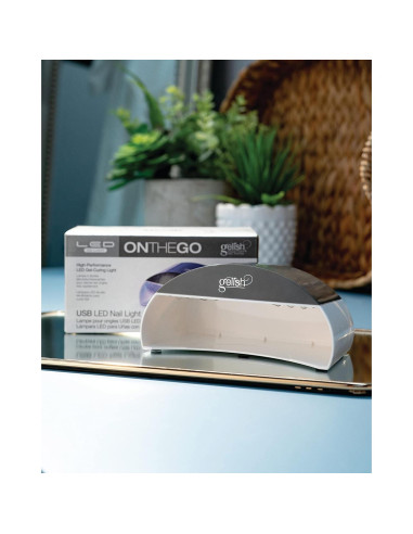 Lámpara LED Portátil Gelish Mini para Uñas de Gel - Curado 45s