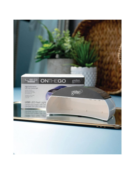 Lámpara LED Portátil Gelish Mini para Uñas de Gel - Curado 45s