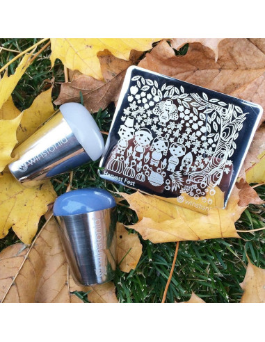 Estampador de Uñas Jumbo Winstonia - Almohadilla Pegajosa Blanca