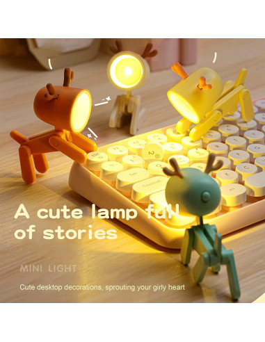 Mini Lámpara LED Decorativa SpassLeben Ciervo 3 Colores