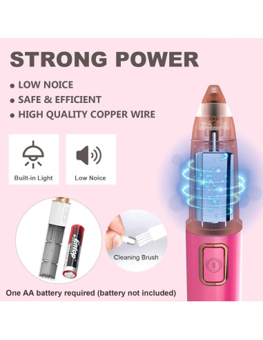 Recortador de Cejas Evolvique Eléctrico Blanco Multifuncional