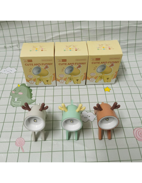 Mini Lámpara LED Decorativa SpassLeben Ciervo 3 Colores