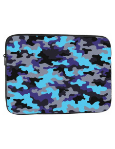 Funda para Laptop 15.6" Nicokee Camuflaje Azul Gris
