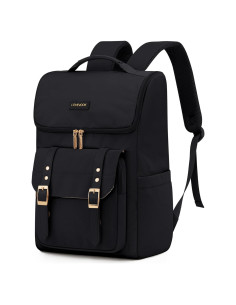 Mochila LOVEVOOK para Mujeres 15.6" Negra - Viaje y Escuela