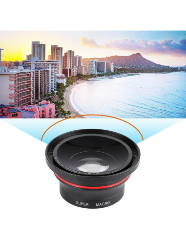 Lente Gran Angular 37mm Masyrt 0.39x para Cámaras y Móviles