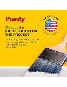Brocha de Pintura Angular Purdy Clearcut 6.35 cm para Acrílica 2