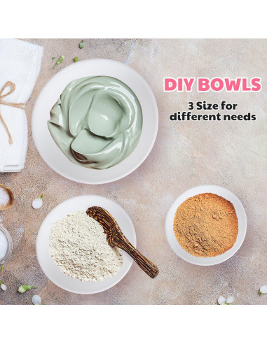 Set de Bol de Mezcla de Silicona Healifty - 3 Tamaños 8.2cm, 10cm, 13.3cm