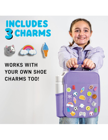 Bolsa de Almuerzo Térmica Fit & Fresh para Niños Púrpura