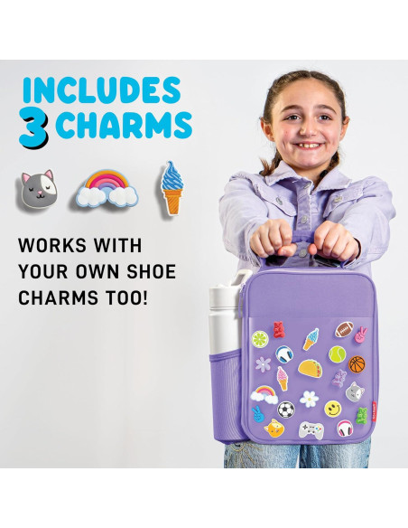 Bolsa de Almuerzo Térmica Fit & Fresh para Niños Púrpura