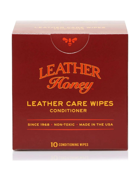 Toallitas acondicionadoras y limpiadoras de cuero Leather Honey Toallitas acondicionadoras y limpiadoras de cuero Leather Honey