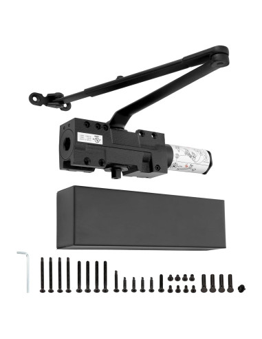 Cerradura Automática IRONWALLS Alta Resistencia Negra 150kg