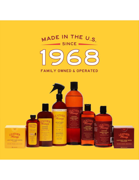 Toallitas de Cuidado de Cuero Leather Honey - 10 Unidades