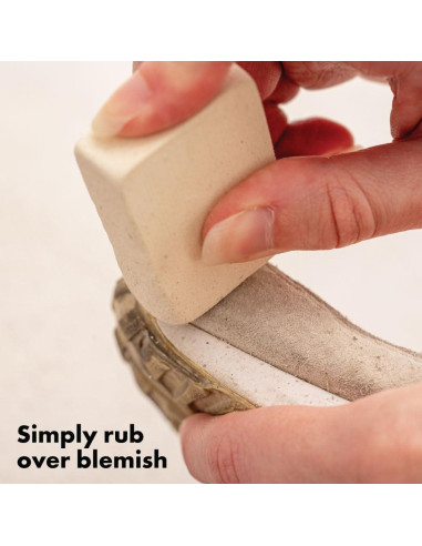 Borrador de Suede y Nubuck FootFitter - Limpiador de Zapatillas