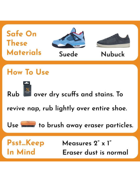 Borrador de Suede y Nubuck FootFitter - Limpiador de Zapatillas Borrador de Suede y Nubuck FootFitter - Limpiador de Zapatillas