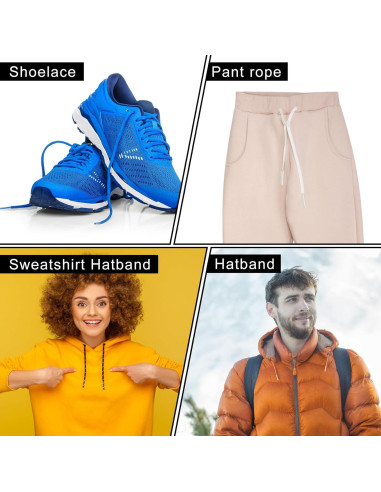 20 Aglets Transparentes para Cordones de Zapatos 6.35 cm