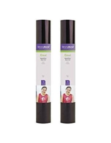Cricut Sportflex Plancha Termoadhesiva Negra - 2 Rollos 30.48x61 cm