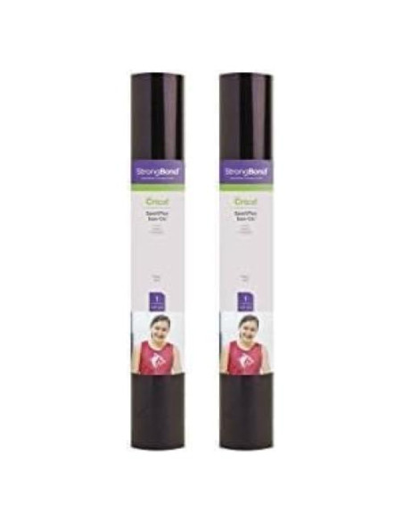 Cricut Sportflex Plancha Termoadhesiva Negra - 2 Rollos 30.48x61 cm