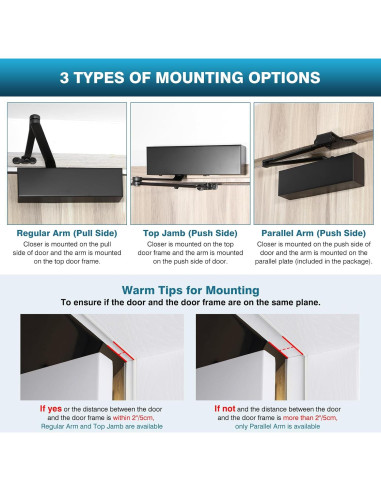 Cerradura Automática IRONWALLS Alta Resistencia Negra 150kg