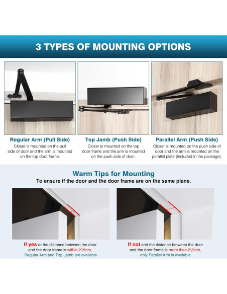 Cerradura Automática IRONWALLS Alta Resistencia Negra 150kg
