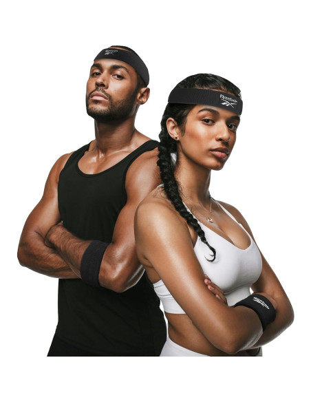 Conjunto de Banda de Sudor Reebok Unisex 3 Piezas Stay Dry