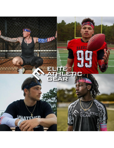 Diadema Unisex Elite Athletic Gear Negra para Deportes y Fitness