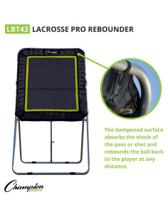 Objetivo de Lacrosse Deluxe Champion Sports 0.91x1.22m 2