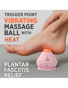 Bola de Masaje Vibrante con Calor Asinhe 6.6cm Portátil 2