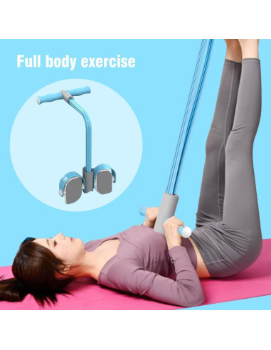 Cuerda de Resistencia JIANWEI con Pedales para Ejercicio