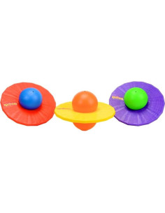 Pogo Bal Original Licencia 2 Jugar - Juguete de Equilibrio Rojo/Azul 2