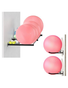 Soporte de Pared para Pelotas de Yoga Lhysn 2.1m 4 Estantes