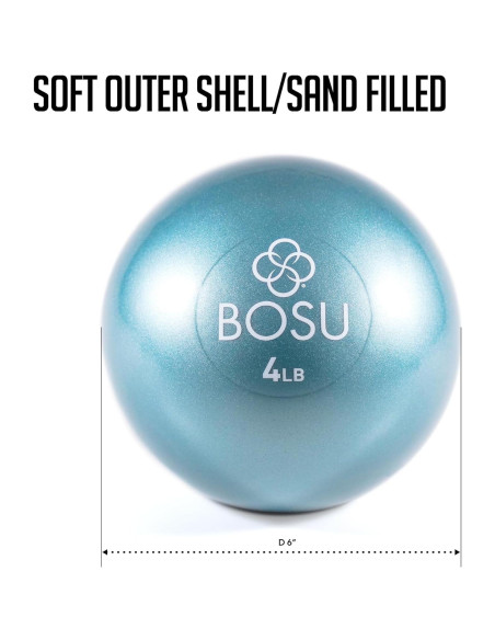 Bola de Fitness BOSU 1.81 kg 12.7 cm para Yoga y Ejercicios Bola de Fitness BOSU 1.81 kg 12.7 cm para Yoga y Ejercicios