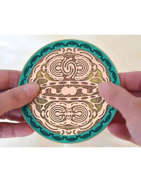 Disco de Equilibrio del Alma Powerforms 10 cm Cobre Sanación