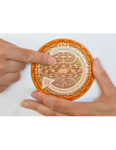 Disco de Equilibrio del Alma Powerforms 10 cm Cobre Sanación